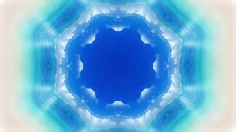 Floral Kaleidoscope Background Stock Footage 264652205