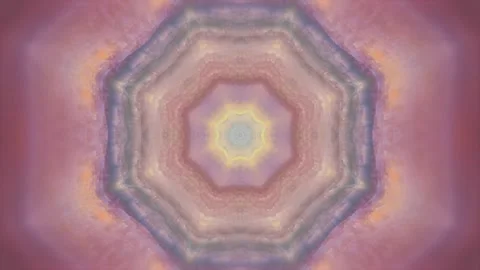 Floral Kaleidoscope Background Stock Footage 264652381