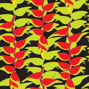 Floral leaves pattern. Leaf seamless background. Nature texture Stock Illustration