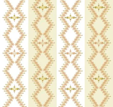 Floral leaves pattern. Seamless background. Nature swirl leaf ornament Stock Illustration