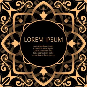 Floral luxury background vector Stock Illustration