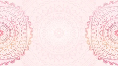 Floral mandala background template. Gradient pattern for design, textile Illustrazione stock
