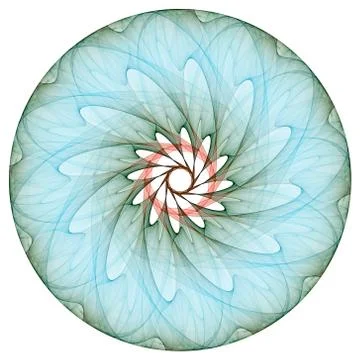 Floral Mandala Illustrazione stock