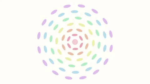 Floral Mandala Rotation Seamless Loop 4K — Abstract Symmetrical Background 스톡 동영상 333779976