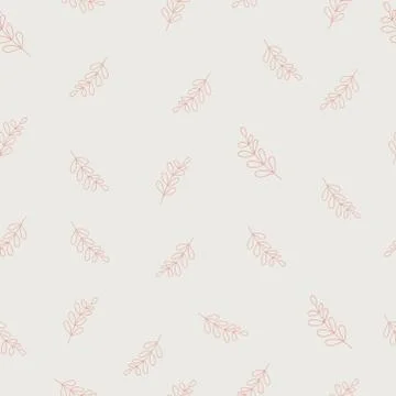 Floral minimal seamless pattern for package design Illustrazione stock