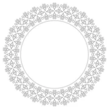 Floral Modern  Frame Stock Illustration