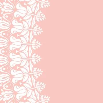 Floral Modern Vector Round Frame 스톡 일러스트