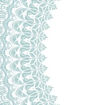 Floral Modern Vector Round Frame Stock Illustration