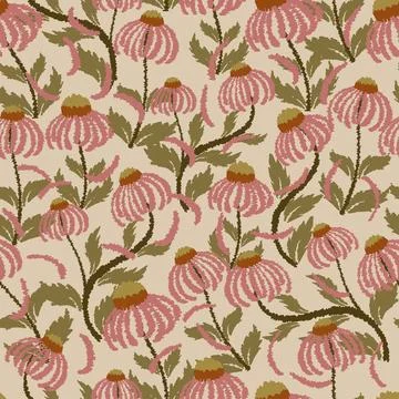 Floral motif pattern 스톡 일러스트