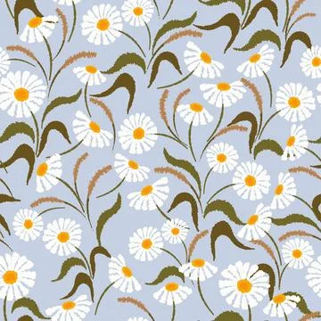 Floral motif pattern Stock Illustration