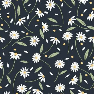 Floral motif pattern Stock Illustration
