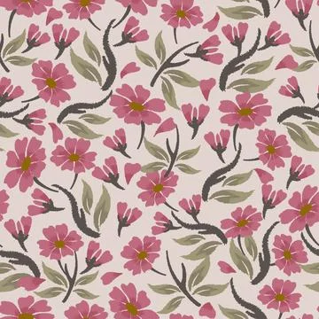 Floral motif pattern 스톡 일러스트