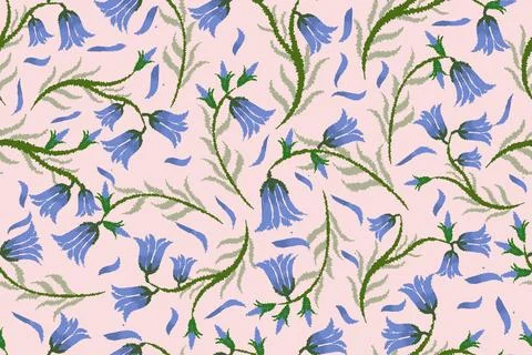 Floral motif pattern Illustrazione stock