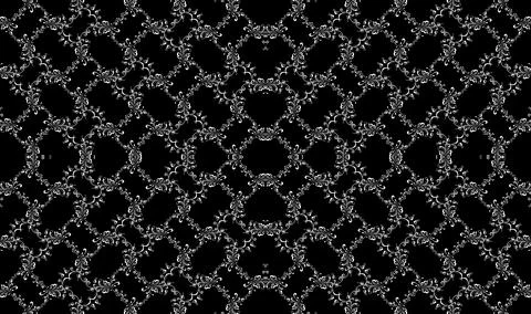 Floral Motifs Pattern Stock Illustration