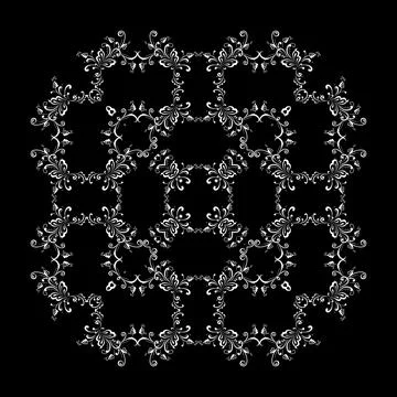 Floral Motifs Pattern Stock Illustration