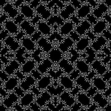 Floral Motifs Pattern Stock Illustration