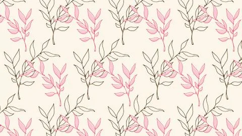 Floral multi-colored background. Leaf pattern Stock Illustration