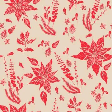 Floral nature pattern-03 Illustrazione stock