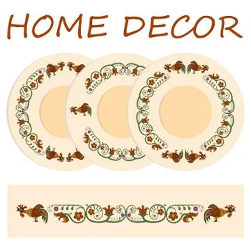 Floral ornament Stock Illustration