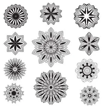 Floral Ornament Pattern Stock Illustration