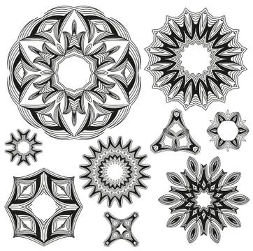 Floral Ornament Pattern Stock Illustration