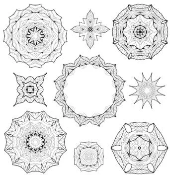 Floral Ornament Pattern Stock Illustration