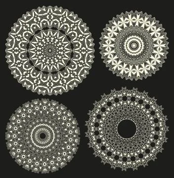 Floral Ornament Pattern Stock Illustration
