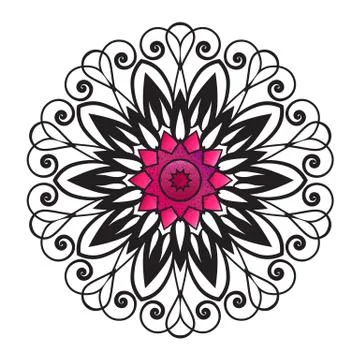 Floral Ornament Pattern Stock Illustration
