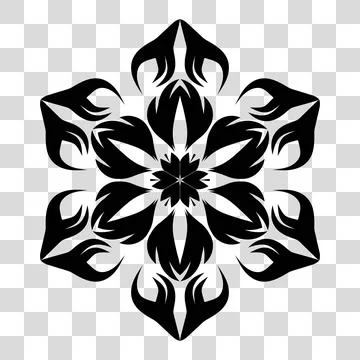 Floral ornament. A universal element for a pattern. Isolated objects. 스톡 일러스트