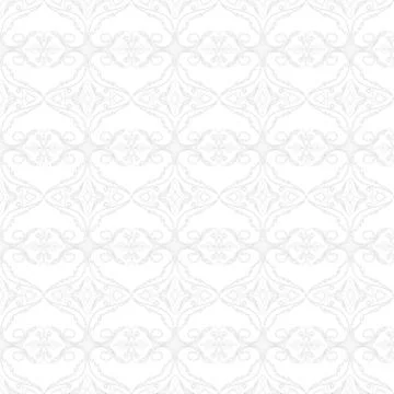 Floral Ornamental Vector Pattern Stock Illustration