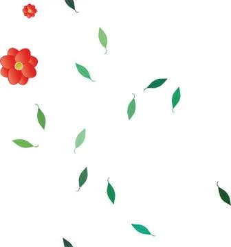 Floral ornamental vector pattern. Seamless design leafs texture. 스톡 일러스트