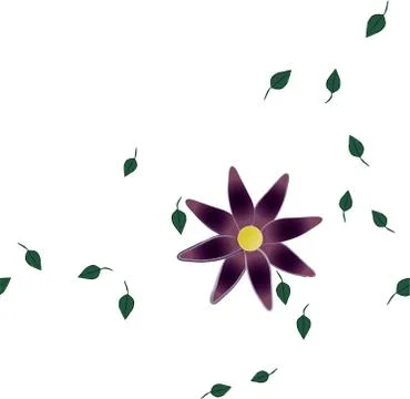 Floral ornamental vector pattern. Seamless design leafs texture. 스톡 일러스트