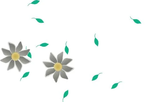 Floral ornamental vector pattern. Seamless design leafs texture. Stock Illustration