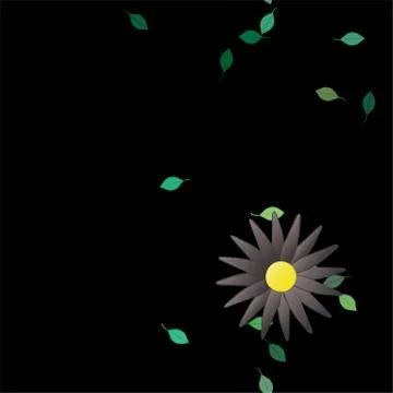 Floral ornamental vector pattern. Seamless design leafs texture. Illustrazione stock