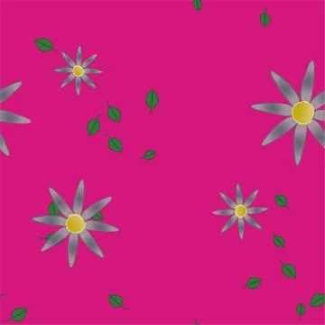Floral ornamental vector pattern. Seamless design leafs texture. 스톡 일러스트