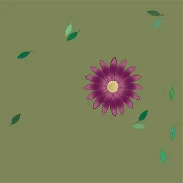 Floral ornamental vector pattern. Seamless design leafs texture. 스톡 일러스트