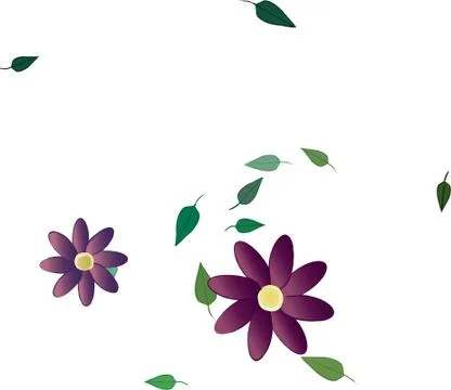 Floral ornamental vector pattern. Seamless design leafs texture. Illustrazione stock