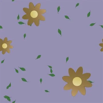 Floral ornamental vector pattern. Seamless design leafs texture. 스톡 일러스트