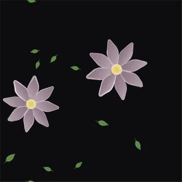 Floral ornamental vector pattern. Seamless design leafs texture. Stock Illustration