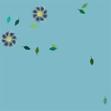 Floral ornamental vector pattern. Seamless design leafs texture. 스톡 일러스트