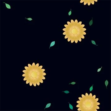 Floral ornamental vector pattern. Seamless design leafs texture. 스톡 일러스트
