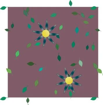 Floral ornamental vector pattern. Seamless design leafs texture. Stockillustratie