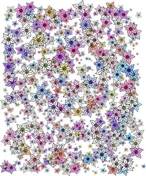 Floral Page Background Stock-Illustration