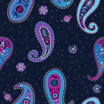 Floral paisley pattern 3 イラスト素材