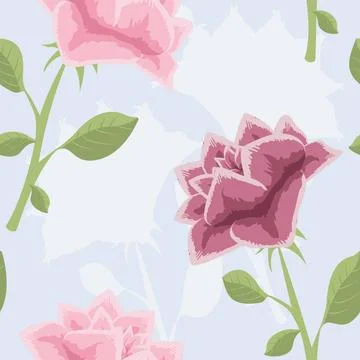 Floral pattern Abstract Elegance seamless floral pattern. Flowers vector i... Foto stock