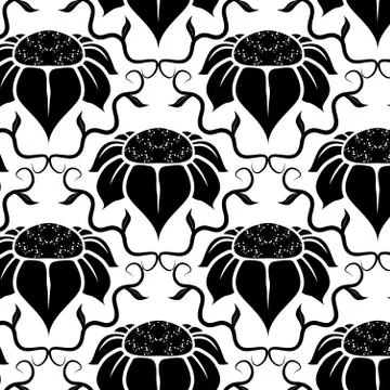 Floral Pattern Background Stock Illustration