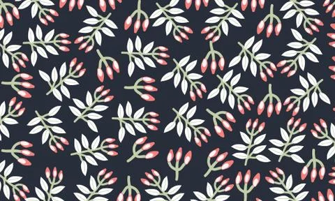 Floral pattern background Stock Illustration