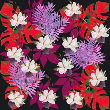 Floral pattern background Foto stock