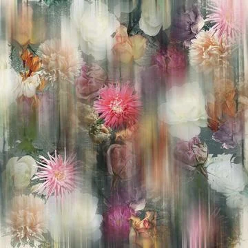 Floral pattern background Stock Photos