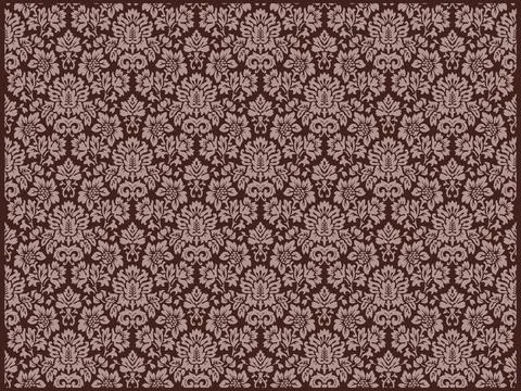 Floral pattern background, traditional design batik pattern vector Stock Illustration
